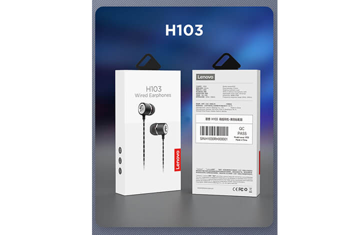 אוזניות חוטיות לנובו Lenovo H103