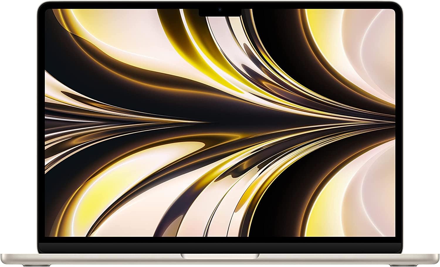 מחשב נייד חדש MacBook Air M2 8-core 10-core GPU 512GB SSD 8GB 13.6" (2560x1664) Liquid Retina Display MacOS STARLIGHT